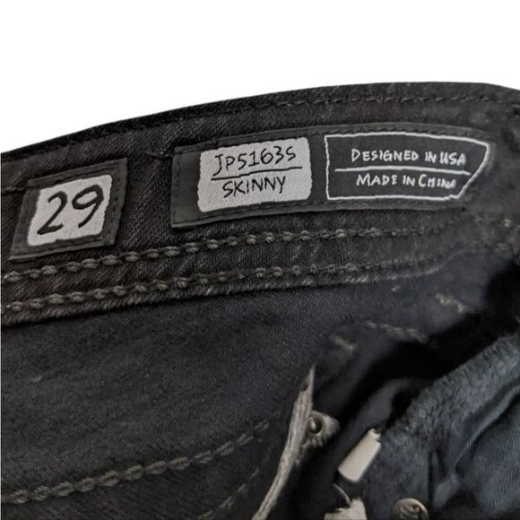 MISS ME Wing Design Pocket Skinny Jeans 29 - Picture 9 of 10